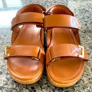 Fit Flop sandals super cute with cork soles  and only won twice